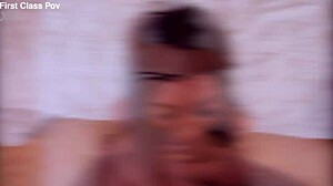 Natalie Brooks Deepthroats Cum in Cute Lingerie