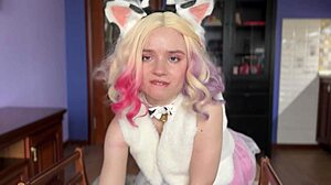 petite nerd spills more milk in free softcore tease