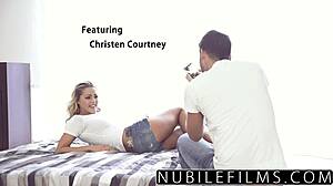 petite blonde trembles shaking on stepbro's cock cowgirl to orgasm