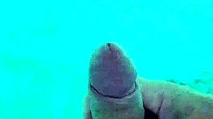 Stroking Cock Naked In Poolside Bliss
