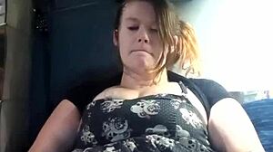 she hikes up her dress fingering pussy wildly with toys inside