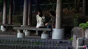 skinny teen with tight pussy blows stranger in car at casting??