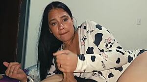 Stepson's Cock Gets Help From Hot Stepmom Over Fuck Doll