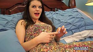 cute anastasia rose toys shaved pussy! then bent over pounded hard!