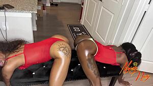 Worshipping Her Petite Ebony Ass Ignites Deep Cravings