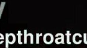 Army slut chokes on rough face fuck till cum floods her tits