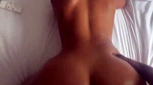 slim thick lightskin babe's fat ass rides bbc deep