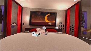 two furry monsters clash with huge cocks pounding wildly