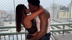 yo, check this funkeira casada ridin' that negão raw with her juicy pussy drippin'