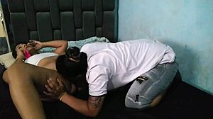 Fiancé oblivious as tongue devours my wet pussy