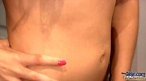 Pierced Tongue Redhead Swallows Old Man's Hot Load