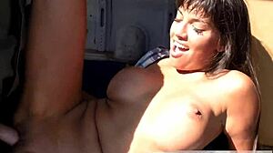 Fat Ass Black Police Latina Strip-Searched Then Hard Fucked Outdoors