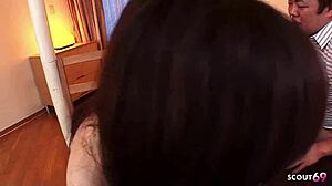 Saggy Tits Japanese Escort Begs Old Man's Creampie?