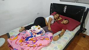 hermanastro fucks mi big ass next to stepparents!