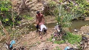 our steamy forest romp with her huge bbw ass and tits