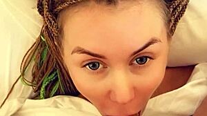 petite cutie wakes to thick cock down her throat moaning