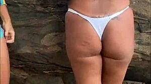 hey behind the scenes flashing big pussies at secret sao vicente beach party