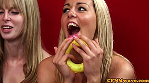 cfnm cheerleaders tease suck coach cock in group humiliation