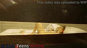 Neighbor's Curvy Body Fingers Tight Pussy in Secret Solo Show