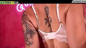 loira in black lingerie teases followers feeling wet and horny