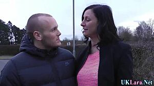 mature classy brit in heels and stockings milks hot spunk