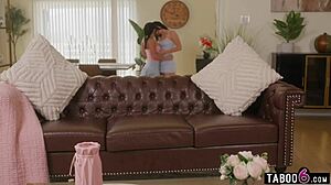 hey those lesbian teen babysitters got busted by milf early!