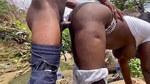 our steamy forest romp with her huge bbw ass and tits