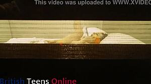 Neighbor's Curvy Body Fingers Tight Pussy in Secret Solo Show