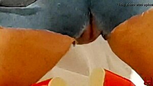 Very Horny Blonde Mature Milf Masturbates In Lingerie Cosplay