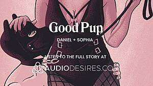 mistress fucks pet slave anal tail plug creampie