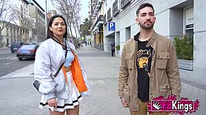 Nuria Millan Fucked Outdoors From Valencia To Madrid All Over City