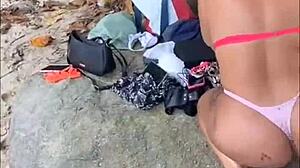 hey behind the scenes flashing big pussies at secret sao vicente beach party