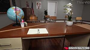 Austin Cums in Stepsister Aubree Valentine's Mouth by Accident!