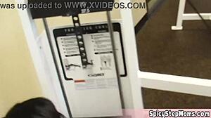 Golddigger Stepmom's Workout Targets Her Tight Pussy Hard