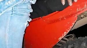 mi cuñada peda en la fiesta abre piernas para follar callejero y corrida interna