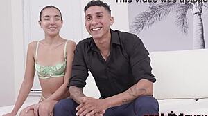 i worship exotic sasha tatcha's oiled ass pussy feet... ronaldo's monster cock gets footjob cunilingus ride!