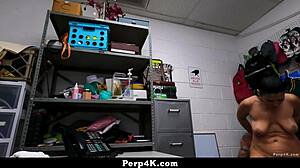 Officer, is fingering this teen shoplifter's ass protocol—perp4k?