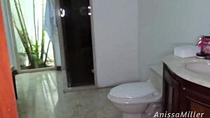 stepsis shower tease shakes big wet ass till we fuck inside anissamiller