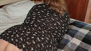 Wow, finally pounding plump girlfriend's juicy ass and huge tits before hot cum blast!