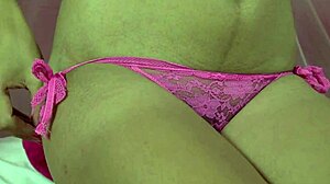 Sweet Asian Tranny Fucked Doggystyle in Fishnets for Honeymoon Creampie