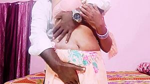 hey desi housewife with those big natural tits rides tailor hard with telugu dirty talk