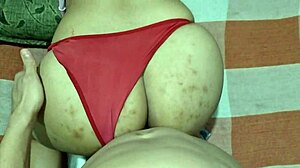 sexy brunette wife offers pussy doggystyle to husband