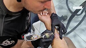 tattooed latina's big ass beaver pays the price