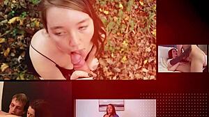 British mature milf moans wildly fucked doggystyle then licks up hot cum