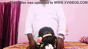 hey desi housewife with those big natural tits rides tailor hard with telugu dirty talk