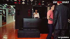 Two euro cocks console black slut noe milk outdoors cum!