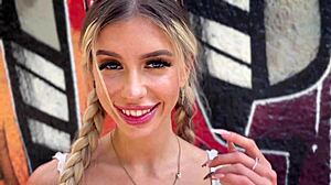 Whoa, annabella blue's juicy pussy lips get licked close-up 😍 cum in mouth moaning madness! New starlet rising fast!