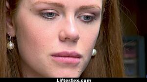 shoplifter ella hughes sucks mall cop cock escape?