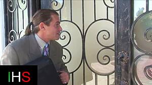 Adorable Brunette Heels Lingerie Fucked Doggystyle Cowgirl Hard!