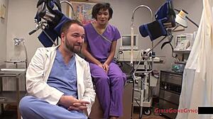 Jackie Banes Orgasm Research Nurse Squirting Session